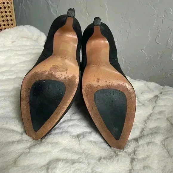 VERO CUOIO women’s black leather booties size 37 USED in excellent condition - Picture 9 of 9